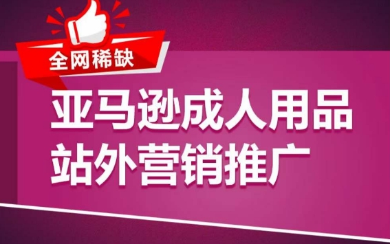 亚马逊成人用品站外营销推广，​成人用品新品推广方案，助力打造类目爆款-网赚联盟