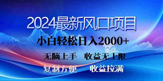 （10078期）2024最新风口！三分钟一条原创作品，日入2000+，小白无脑上手，收益无上限-网赚联盟