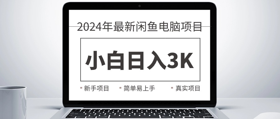 （10845期）2024最新闲鱼卖电脑项目，新手小白日入3K+，最真实的项目教学-网赚联盟