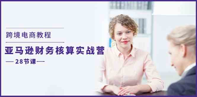 跨境电商教程：亚马逊财务核算实战营（28节课）-网赚联盟