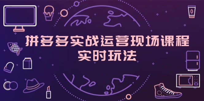 （11759期）拼多多实战运营现场课程，实时玩法，爆款打造，选品、规则解析-网赚联盟