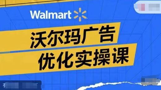沃尔玛广告优化实操课，广告报告实操讲解，广告如何提高转化和ROAS等-网赚联盟