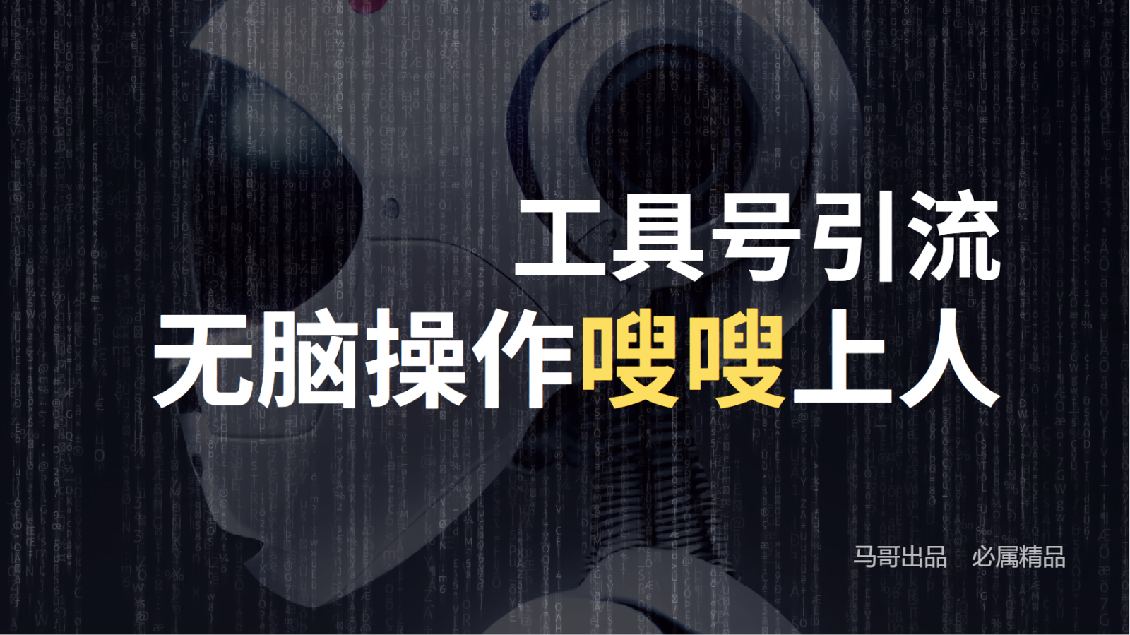 工具号高效引流法，嗖嗖上人，日引1000+，直接搬运，无脑操作-网赚联盟