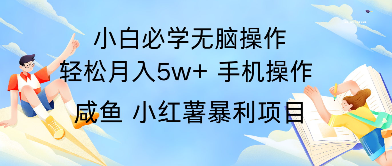 全网首发2024最暴利手机操作项目，简单无脑操作，每单利润最少500+-网赚联盟