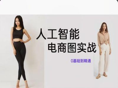 人工智能SD电商图实战，ai绘图0基础到精通-网赚联盟