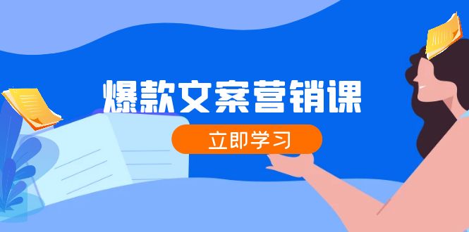 爆款文案营销课：公域转私域，涨粉成交一网打尽，各行业人士必备-网赚联盟