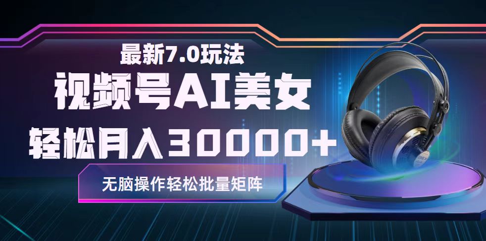 （12314期）视频号7.0最新玩法AI美女跳舞，轻松月入30000+-网赚联盟