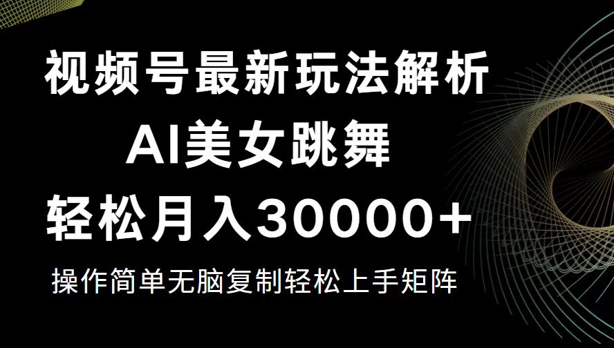 （12420期）视频号最新暴利玩法揭秘，轻松月入30000+-网赚联盟