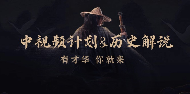 中视频计划历史解说，博主教你赚钱，涵盖素材、文案、音频、图像处理-网赚联盟