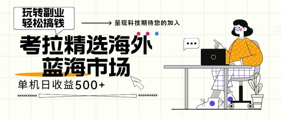 （13191期）海外全新空白市场，小白也可轻松上手，年底最后红利-网赚联盟