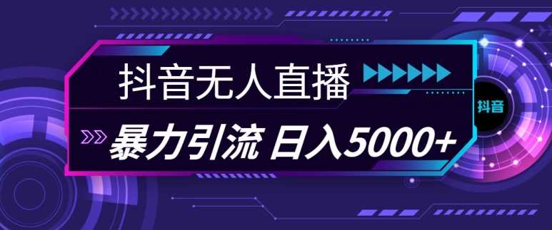 抖音快手视频号全平台通用无人直播引流法，利用图片模板和语音话术，暴力日引流100+创业粉【揭秘】-网赚联盟