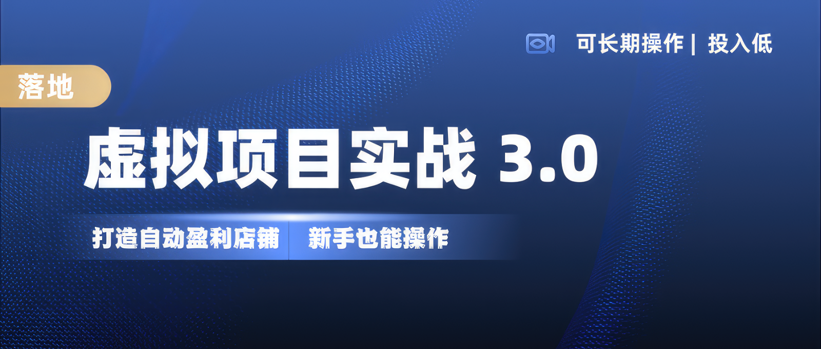 虚拟项目实操落地 3.0,新手轻松上手，单品月入1W+-网赚联盟