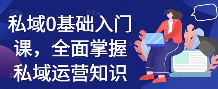 私域0基础入门课，全面掌握私域运营知识-网赚联盟