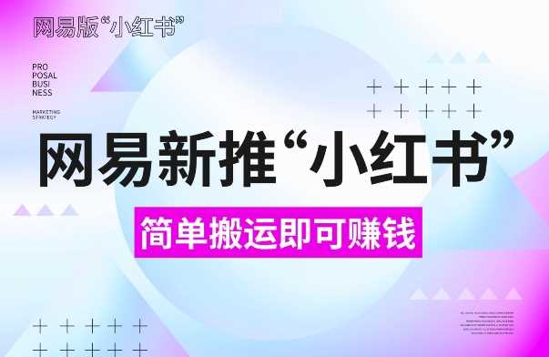 网易官方新推“小红书”，搬运即有收益，新手小白千万别错过(附详细教程)【揭秘】-网赚联盟