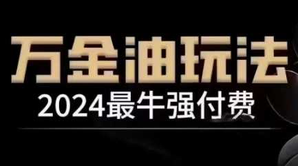 2024最牛强付费，万金油强付费玩法，干货满满，全程实操起飞（更新12月）-网赚联盟