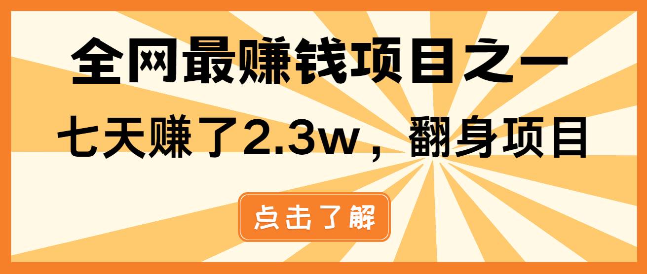 （13674期）小白必学项目，纯手机简单操作收益非常高!年前翻身！-网赚联盟