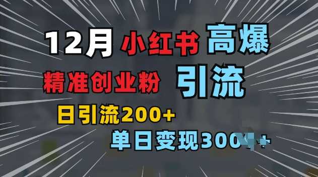 小红书一张图片“引爆”创业粉，单日+200+精准创业粉 可筛选付费意识创业粉【揭秘】-网赚联盟