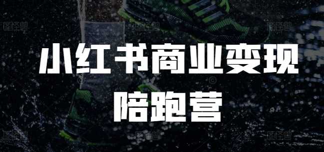 小红书商业变现陪跑营，小红书电商教程-网赚联盟