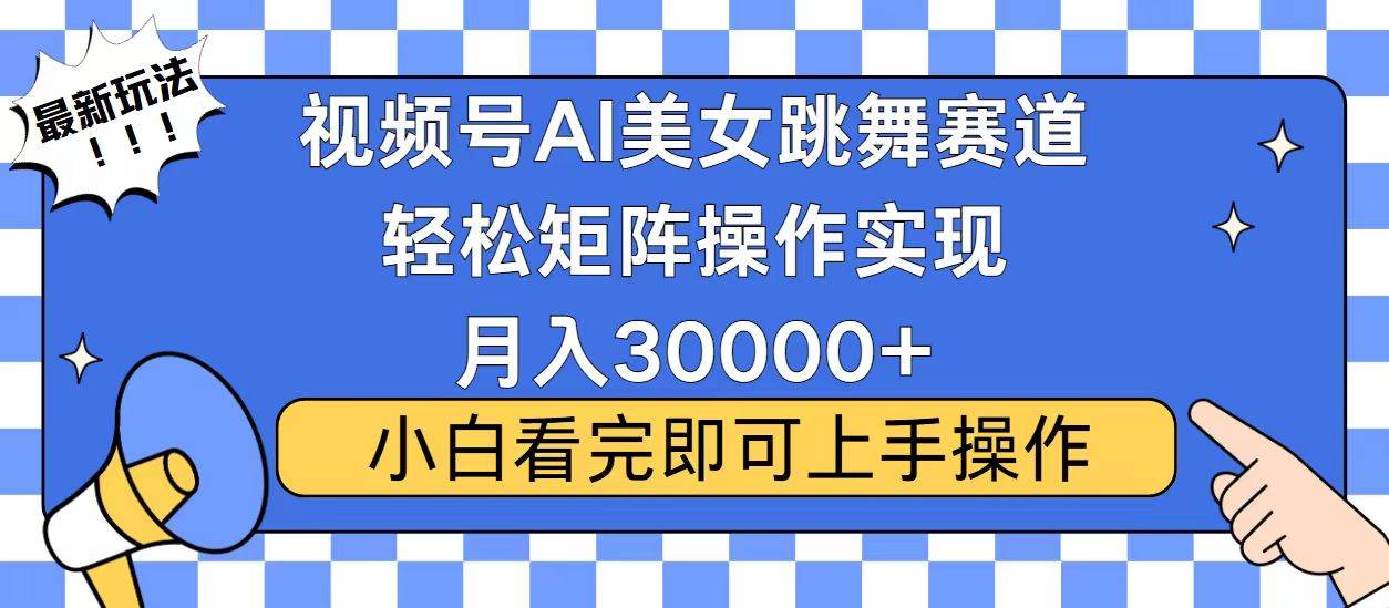 （13813期）视频号蓝海赛道玩法，当天起号，拉爆流量收益，小白也能轻松月入30000+-网赚联盟