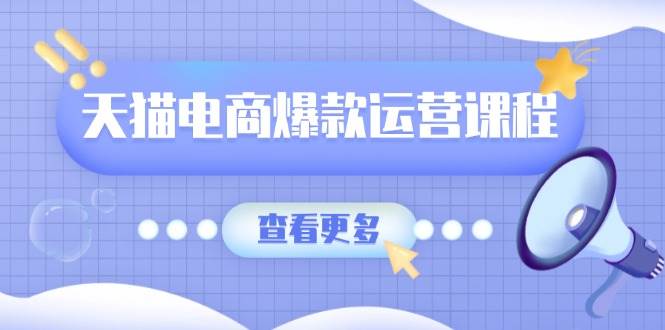 （13910期）天猫电商爆款运营课程，爆款卖点提炼与流量实操，多套模型全面学习-网赚联盟