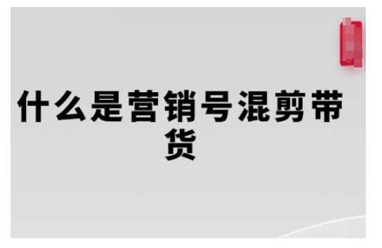 营销号混剪带货，从内容创作到流量变现的全流程，教你用营销号形式做混剪带货-网赚联盟