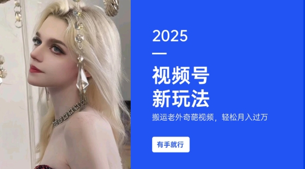 搬运老外奇葩视频，撸视频号分成计划收益，每天只需一小时，新手小白轻松月入过W-网赚联盟