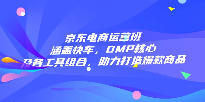 京东电商运营班：涵盖快车，DMP核心及各工具组合，助力打造爆款商品2-网赚联盟