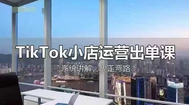 TikTok小店运营出单课，从开店选品、运营出单、发货回款，进行全流程讲解-网赚联盟