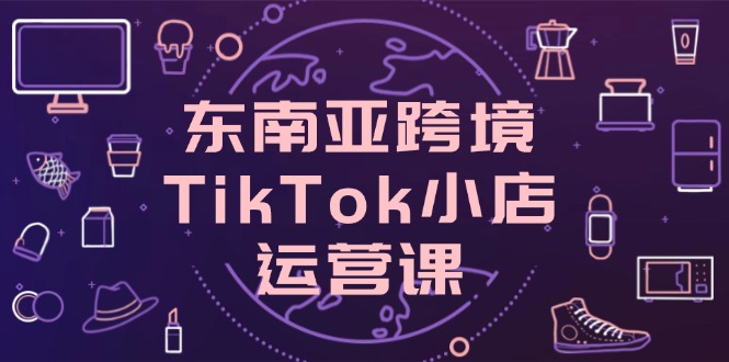 东南亚跨境TikTok小店运营课，掌握店铺设置与流量转化核心技巧-网赚联盟