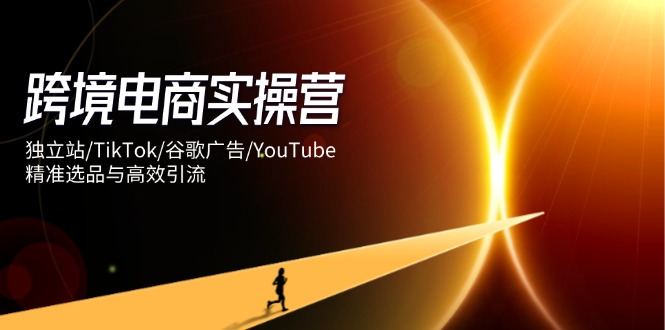 跨境电商实操营：独立站/TikTok/谷歌广告/YouTube，精准选品与高效引流-网赚联盟