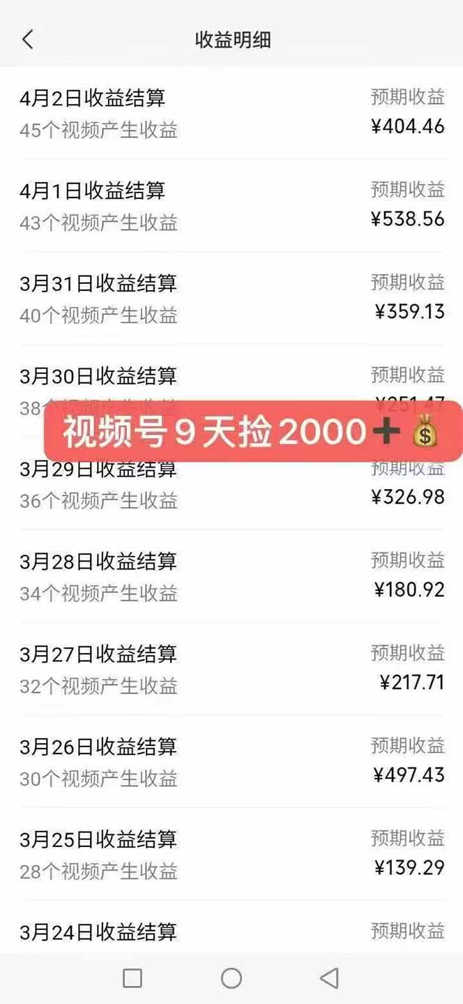 全新托管躺赚项目，微信视频号公众号托管代运营，每天五分钟，收益大几百-网赚联盟