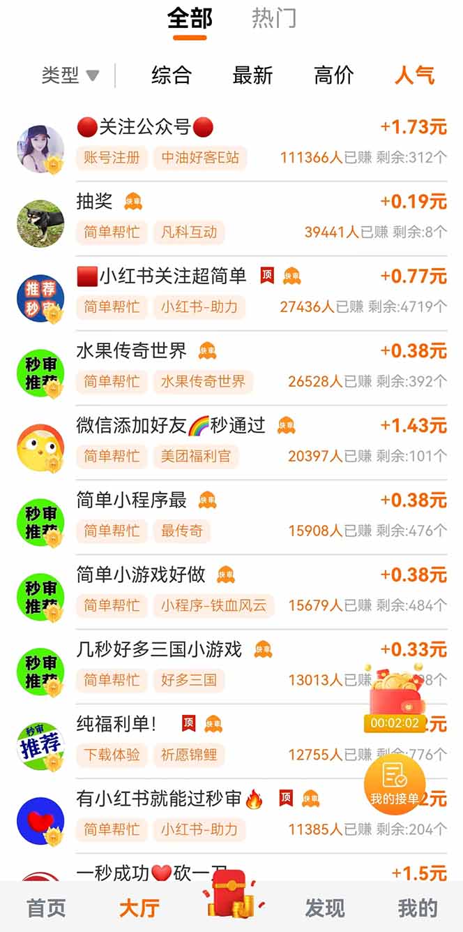 零撸小项目免费分享 点赞助力 无任何门槛 手机随时可做  单日收益200＋-网赚联盟