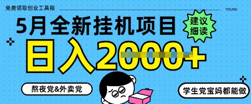 5月最新挂G项目8.0玩法，纯手机操作，稳稳日入1k+【揭秘】-网赚联盟