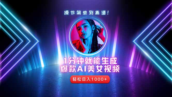 2025年最强副业：用AI做短视频，从零开始打造爆款账号！-网赚联盟