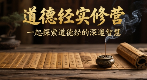 道德经实修营，一起探索道德经的深邃智慧-网赚联盟
