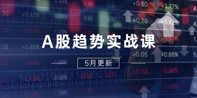 A股趋势实战课：主力动向+政策红利，2025全年策略5月更新-网赚联盟