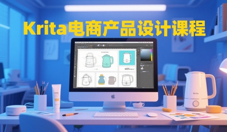 大梦老师·Krita电商产品设计课程-网赚联盟