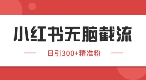 小红书截流同行客源，独家野路子获客玩法 日引200+暴力获客【揭秘】-网赚联盟