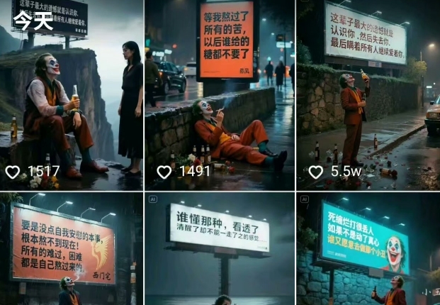 一条视频竟然15W赞！用AI制作小丑自嘲扎心文案视频，当下非常火爆的短视频流量神器-网赚联盟
