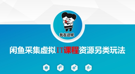 闲鱼采集虚拟IT课程资源另类玩法，干货满满-网赚联盟