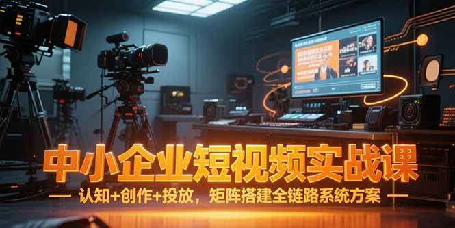 （15249期）中小企业短视频实战课，认知+创作+投放，矩阵搭建全链路系统方案-网赚联盟