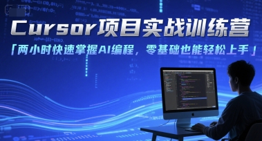 Cursor项目实战训练营，两小时快速掌握AI编程，零基础也能轻松上手-网赚联盟