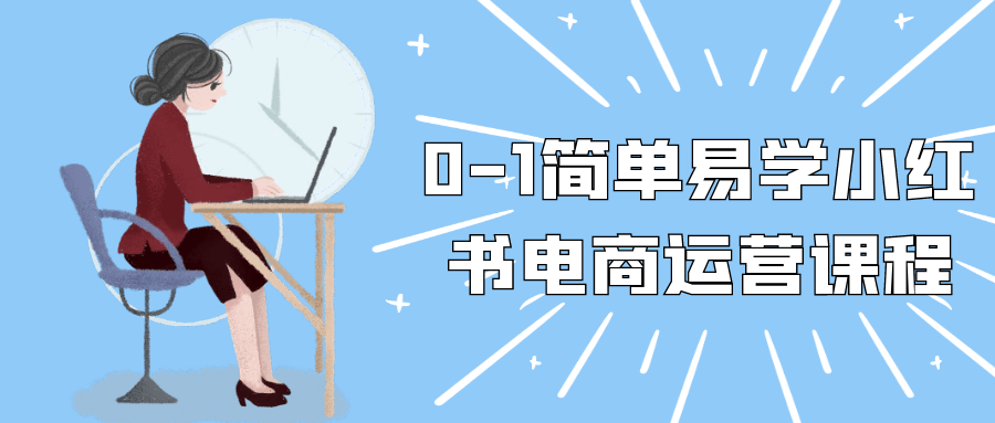 0-1简单易学小红书电商运营课程-网赚联盟
