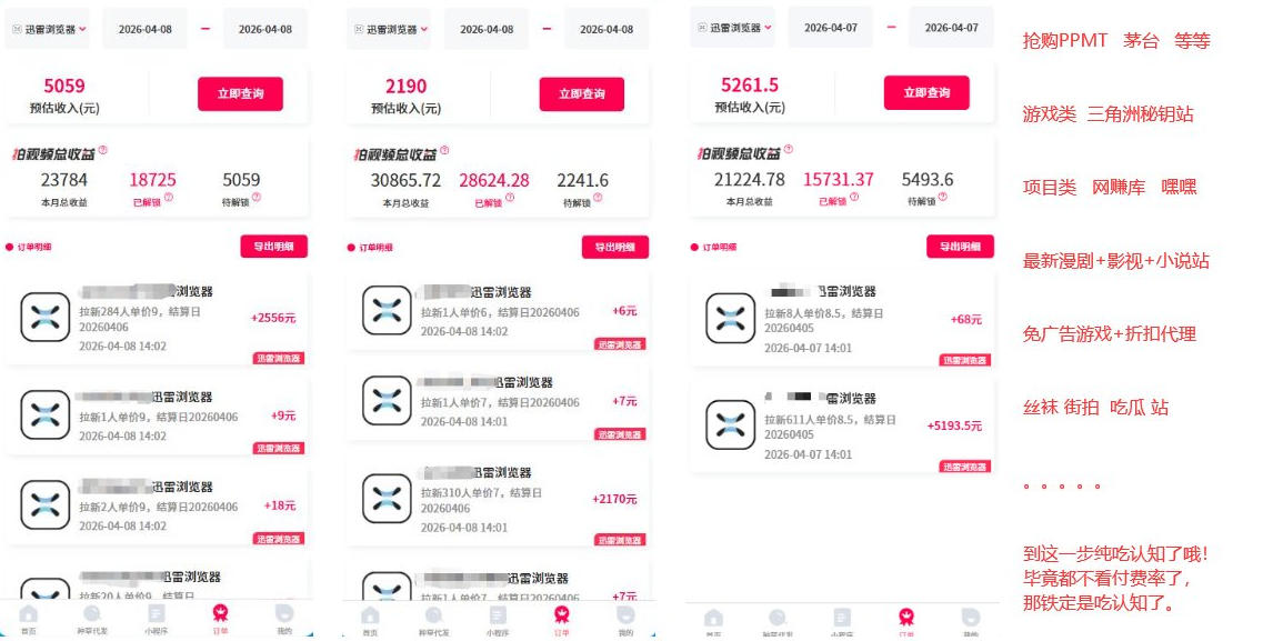 迅雷浏览器项目2.0_拆个大佬周1W的打法-网赚联盟