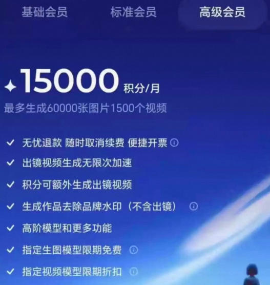 撸即梦积分技术，499充值得15000积分技术，效果自测，不保证百分百-网赚联盟