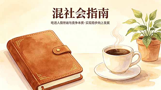 付费文章：混社会指南，吃透人情世故与竞争本质，实现稳步向上发展-网赚联盟