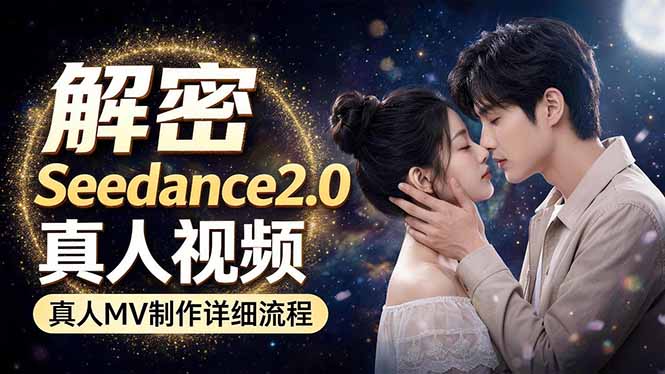 Seedance 2.0电影级真人 MV全流程拆解：提示词、运镜、粒子特效，手把手实操-网赚联盟