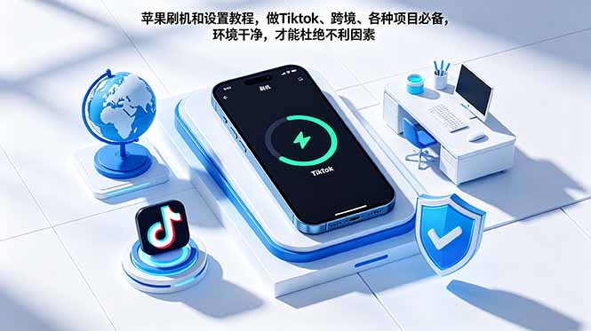 苹果刷机和设置教程，做Tiktok、跨境、各种项目必备，环境干净，才能杜绝不利因素-网赚联盟